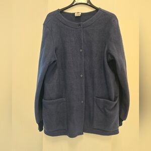 Navy Blue Fleece Lab Jacket